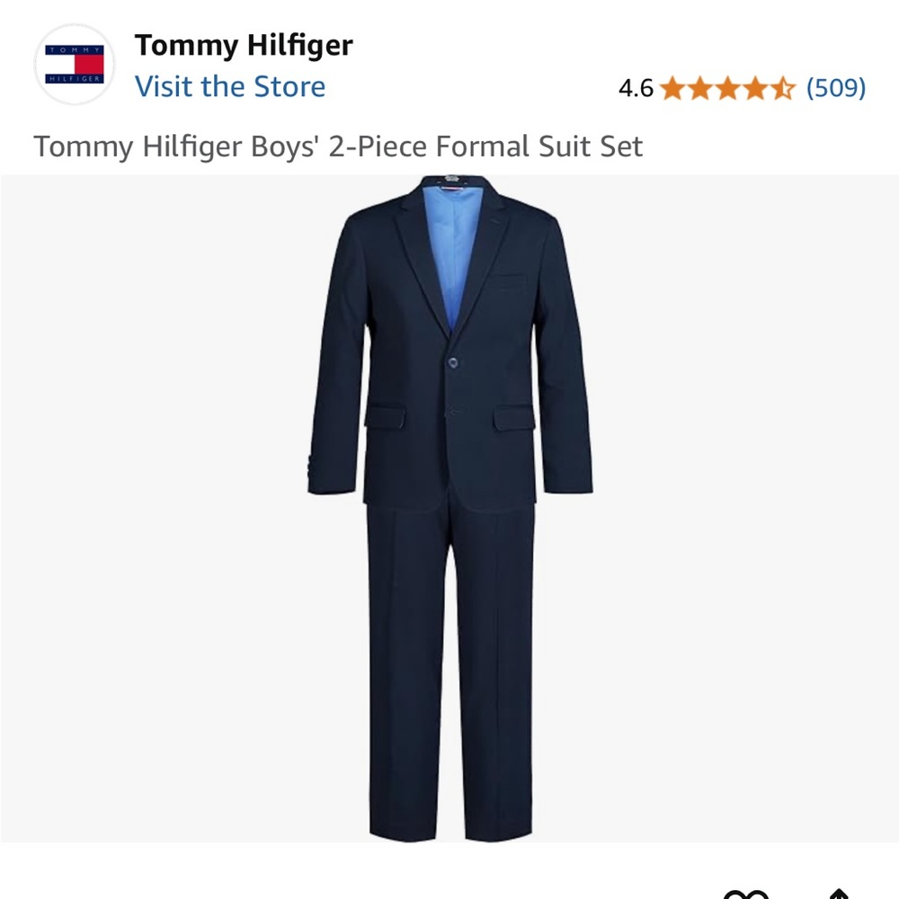 Tommy Hilfiger Boy Dress suit 12 HUSKY